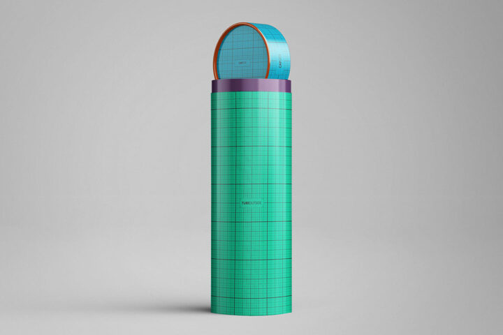 Long Tube Packaging – Free Mockup