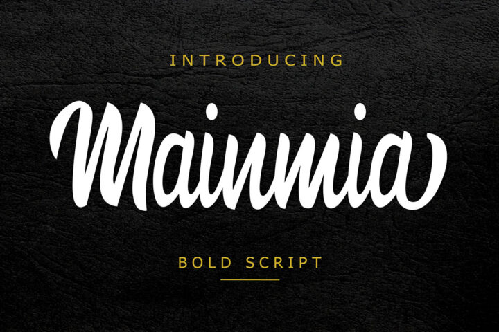 Mainmia – Free Script Font