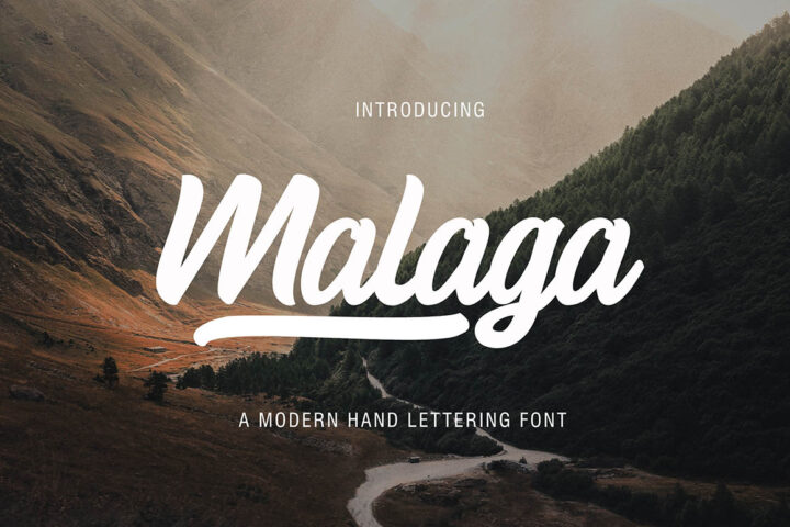 Malaga – Free Font