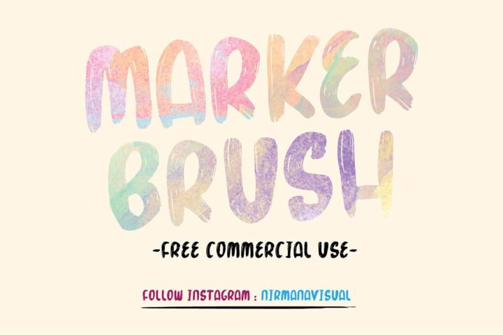 Marker Brush – Free Font