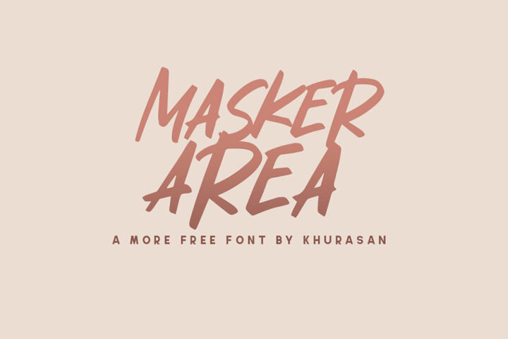 Masker Area – Free Font
