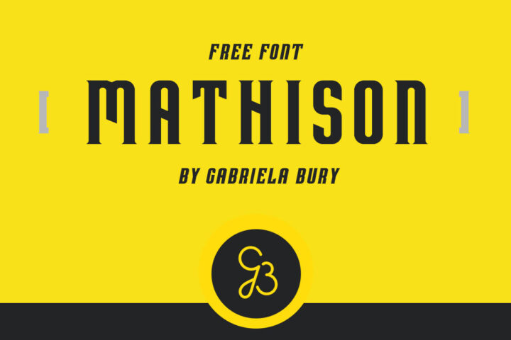 Mathison – 4 Free Fonts