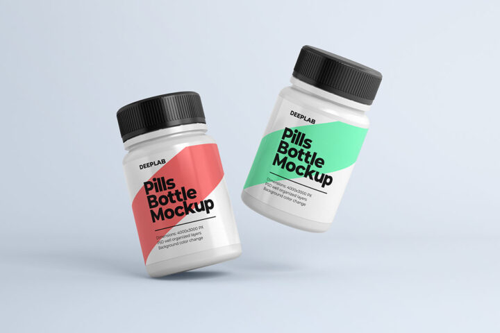 Medical Pill Bottle – Free Mockup