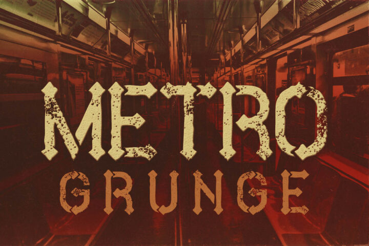 Metro Grunge – Free Font