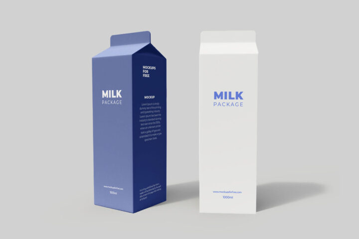 Milk Tetra Pack – Free Mockup