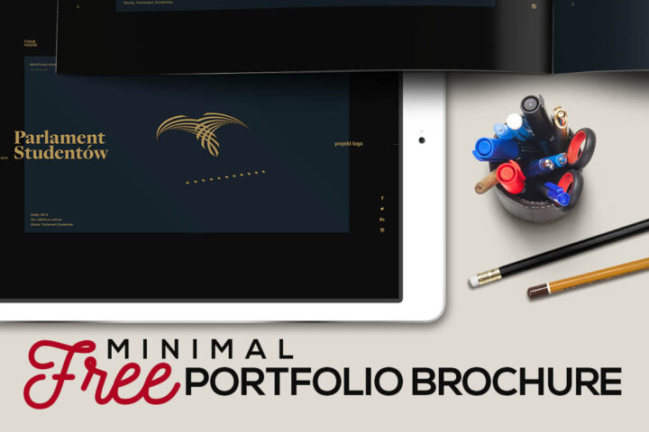 Free Minimal Portfolio Brochure