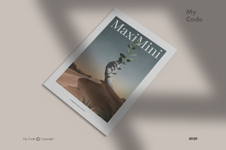 Minimalist Magazine – Free Mockup