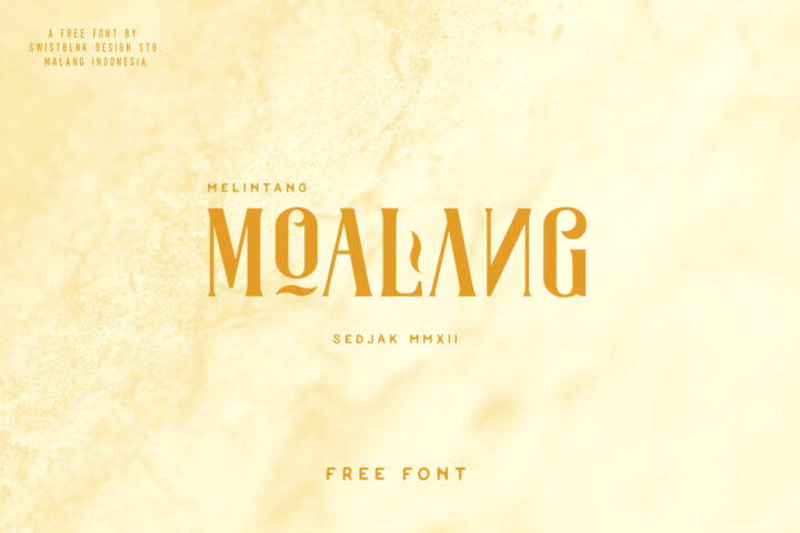 Moalang – Free Font