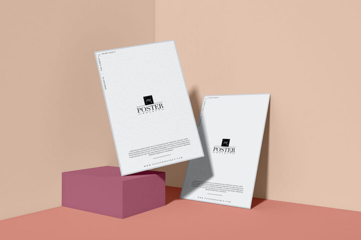 Modern Advertising Poster – Free Mockup