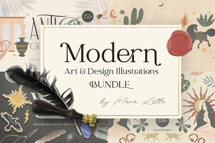 Modern Art & Design Illustrations