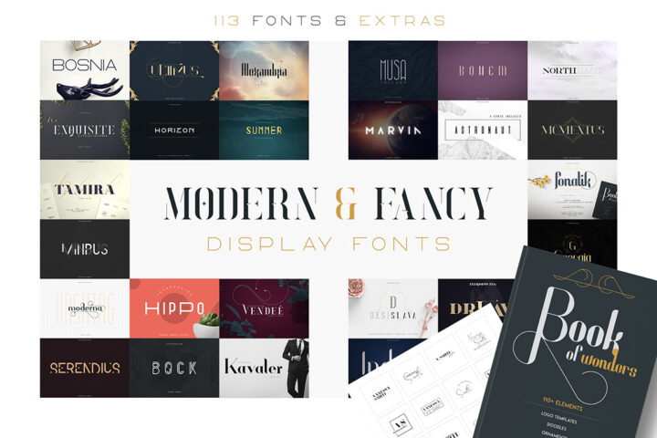 Modern & Fancy Display Fonts