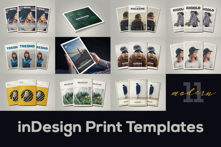 Modern InDesign Print Templates