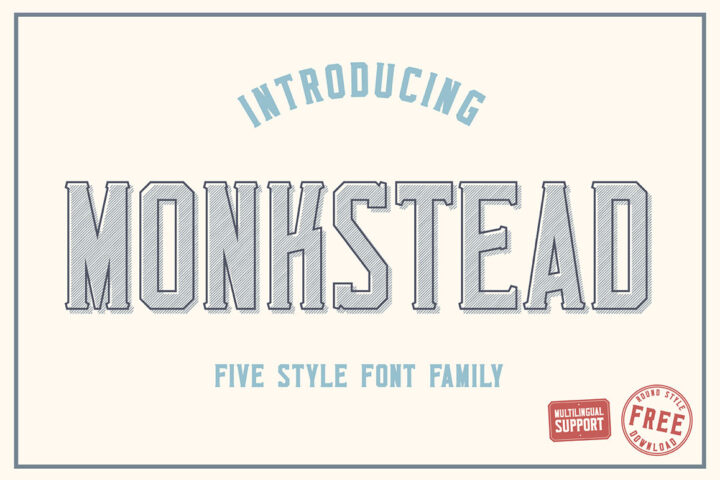 Monkstead Round – Free Font