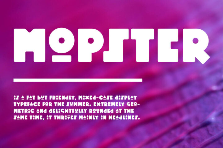 Mopster – Free Font