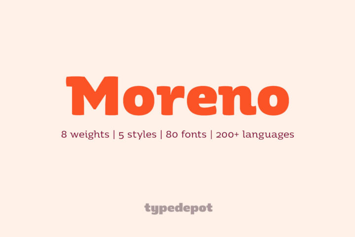 Moreno – Free Fonts