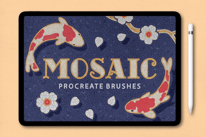 Mosaic Tile – Procreate Brushes