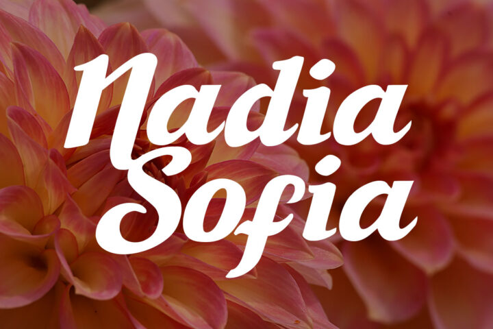 Nadia Sofia – Free Font