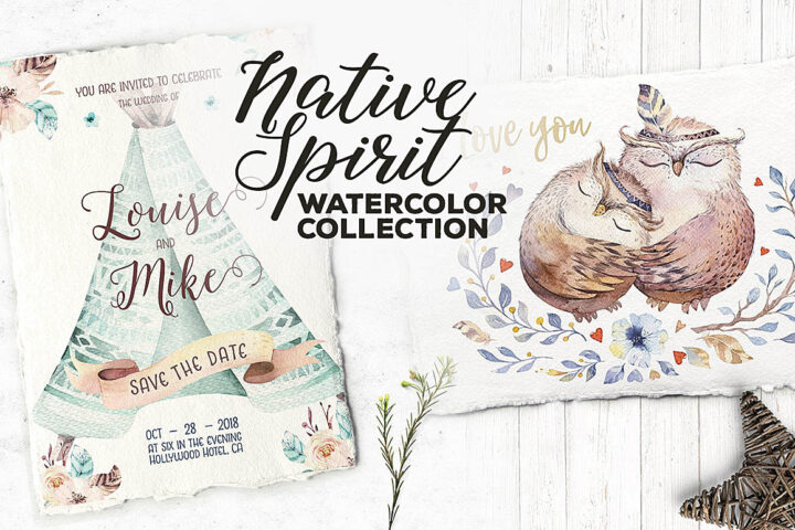 Native Spirit – Watercolor Collection