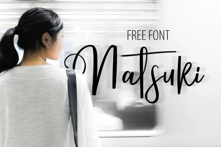 Natsuki Script – Free Font