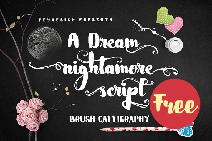 Nightamore – Free Font