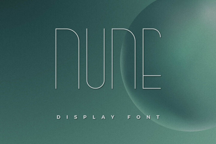 Nune Thin – Free Font
