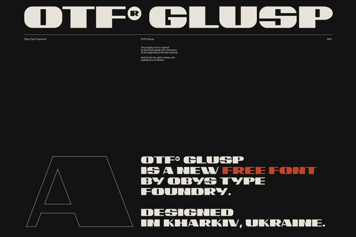 OTF Glusp – Free Font