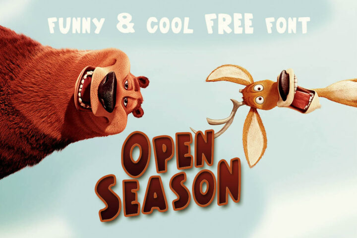 Open Season – Free Funny Font