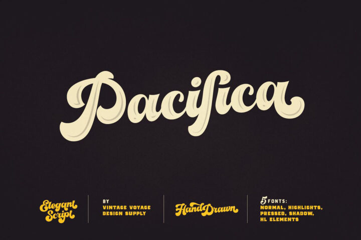 Pacifica – Elegant Script Family