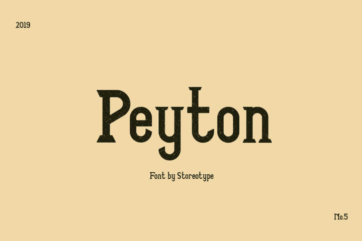 Peyton – Free Font