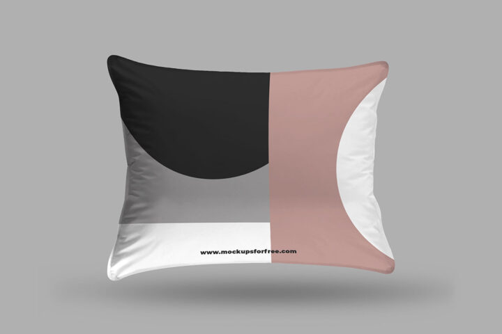 Floating Pillow – Free Mockup