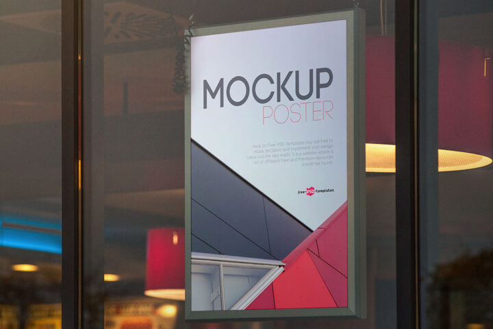 Poster In Shop – Free Mockup