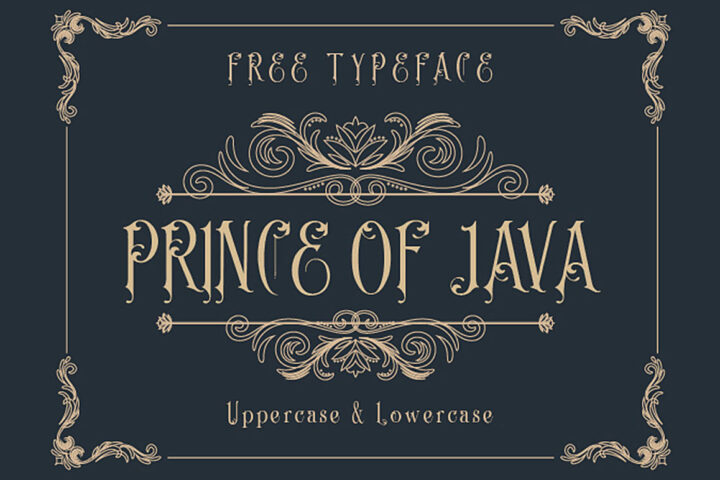 Prince of Java – Free Font