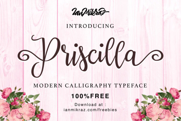 Priscilla Script – Free Font