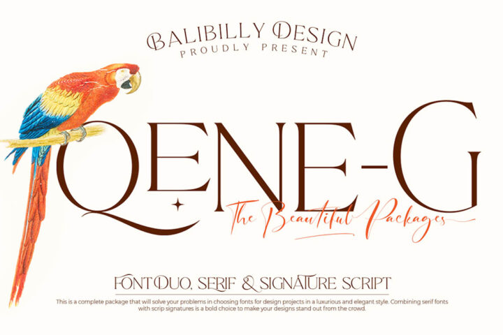 Qene-G Serif – Free Font