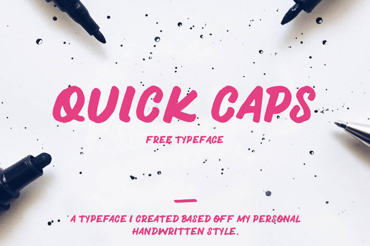 Quick Caps – Free Font