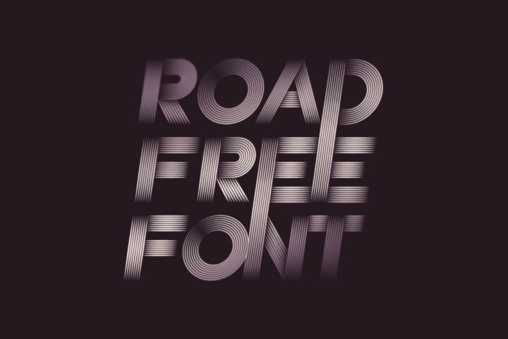 ROAD – Free Vector Lettering