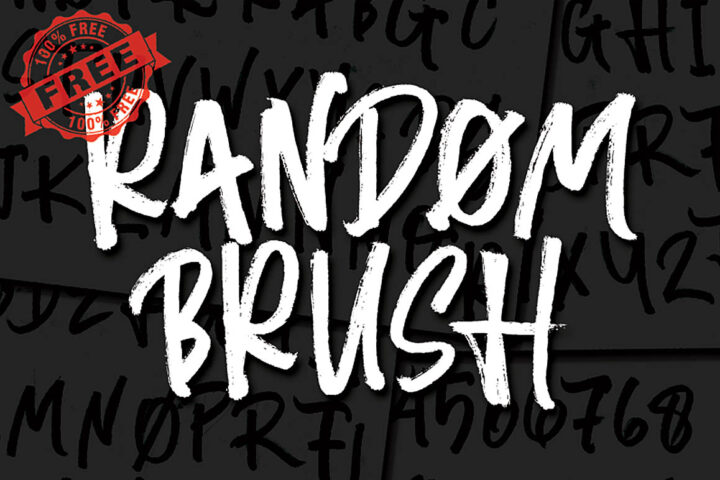 Random Brush – Free Font
