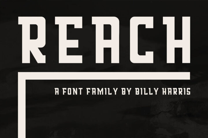 Reach Display – 3 Free Fonts