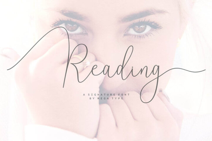 Reading Script – Free Font