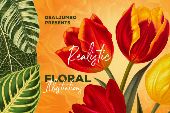 Realistic Floral Illustrations