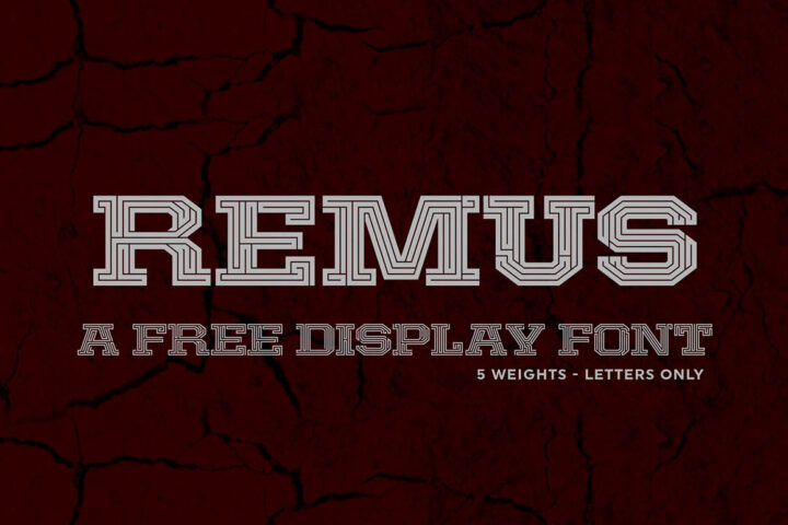REMUS – Vector Typeface