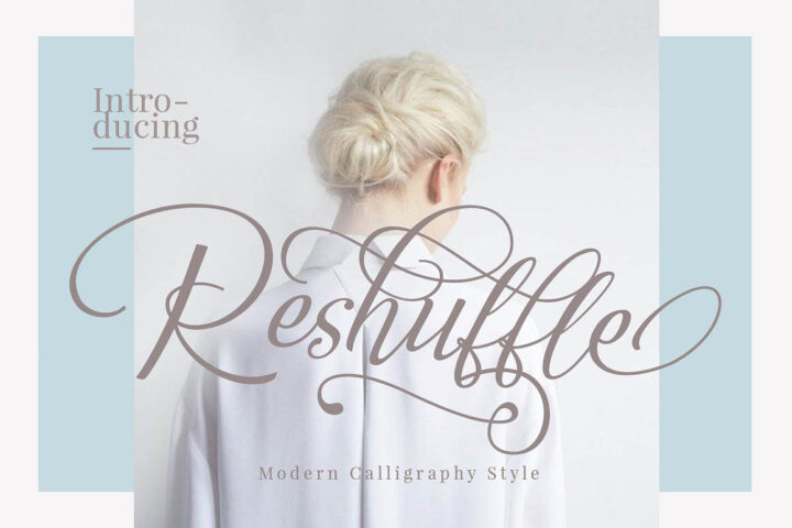 Reshuffle – Free Script Font