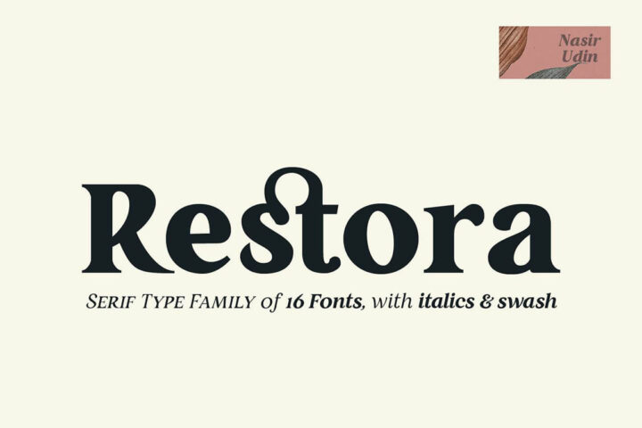 Restora – Free Font