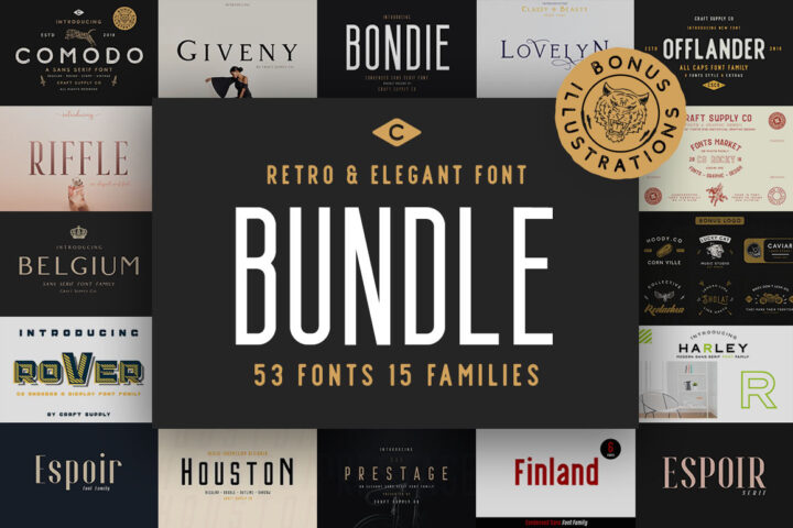 Retro & Elegant Fonts