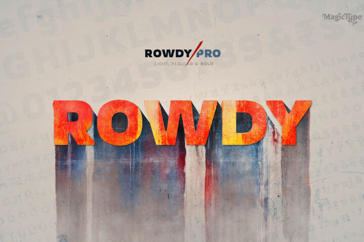Rowdy – Free Font Family
