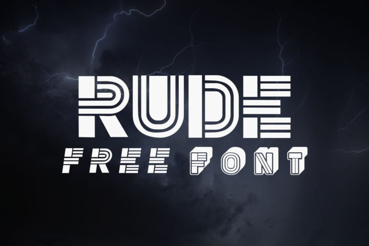 Rude – Free Font