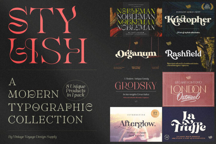 STYLISH – A Typographic Collection