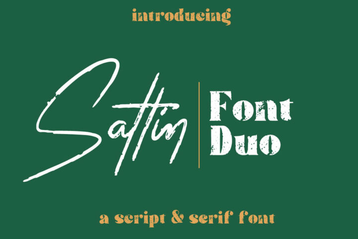 Sattin Duo – Free Font