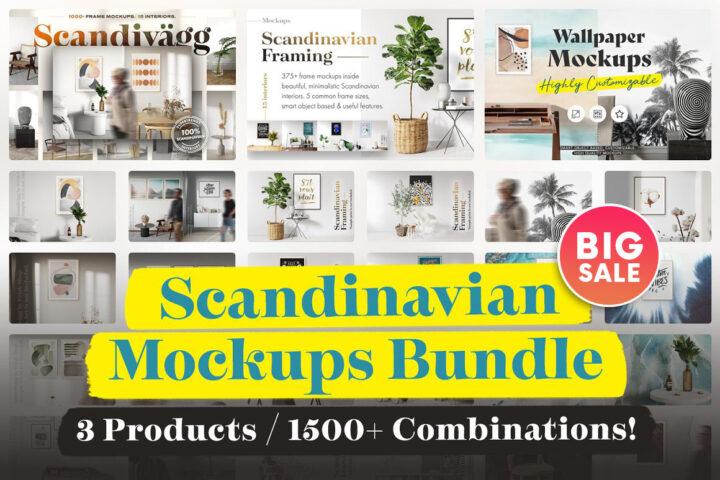 Scandinavian Mockups Bundle