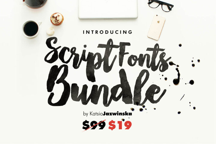 Brush Script Fonts Bundle